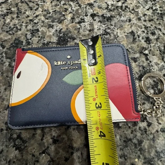Kate Spade Navy and Red Apple Key Card Holder - Picture 5 of 5